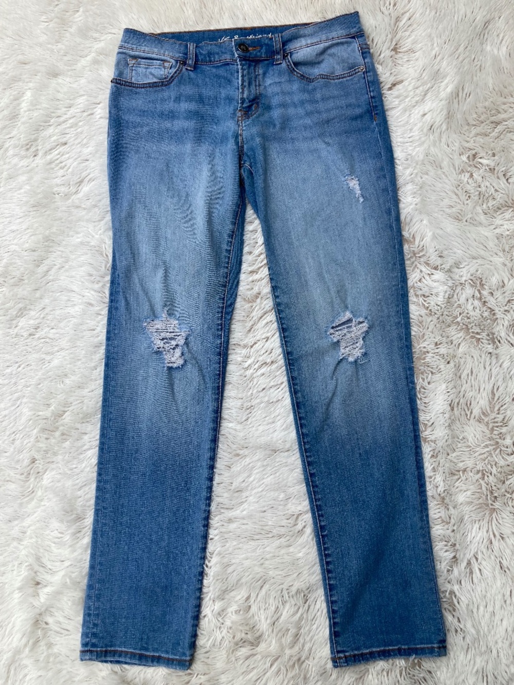 Victoria Secret Distressed Boyfriend Jeans Womens Size 6